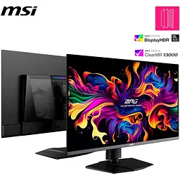 Монітор 31.5" MSI MPG 322URX QD-OLED UHD OLED 240Hz (MPG 322URX QD-OLED) - мініатюра 2