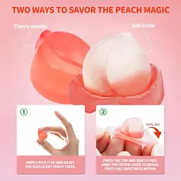 Желейні цукерки Amos Peelerz Gummy Peach 170г - мініатюра 6