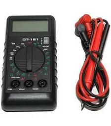 Цифровий мультиметр тестер зі звуковим дзвінком мультиметр Mini Digital DT-181 - мініатюра 2