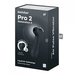 Стимулятор Satisfyer Pro 2 Generation 3 Вакуумний кліторальний чорний - мініатюра 6