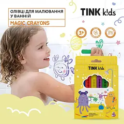 Олівці для малювання у ванній Tink kids Magic Crayons 6 шт. (289843) - мініатюра 2