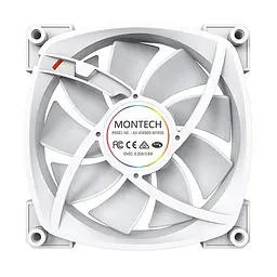 Корпусний вентилятор 140MM AX140 PWM WHITE MONTECH - мініатюра 5