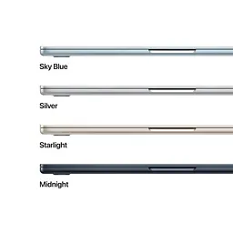 Ноутбук Apple 13.6 MacBook Air / M5/16GB/512SSD/UMA/MacOS/Sky Blue (MDHH4UA/A) - мініатюра 7