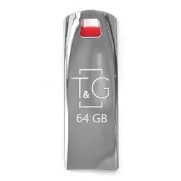 Флеш накопичувач USB 64Gb T&G Stylish TG115, Grey, USB 2.0 (TG115-64G)