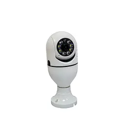 Панорамна камера у вигляді лампочки камера зовнішнього спостереження WiFi Camera 360 ° 2MP E27 - мініатюра 7