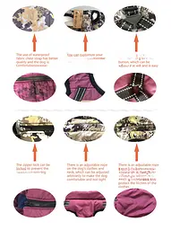 Світловідбивна зимова куртка для собак V.PET.B.R D58 camo 3XL - мініатюра 5