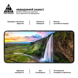 Захисне скло на Xiaomi Poco F7 Pro з олеофобним покриттям, Pro, повне проклеювання, антистатичний і пиловідштовхуючий шар, 9H, самоклеючеся, 2.5D, на весь екран, антистатичний клей, ArmorStandart (ARM80413) - мініатюра 4
