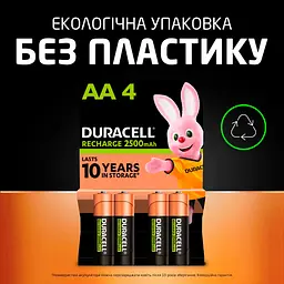 Акумулятор Duracell HR6 2500mAh 4 шт. - мініатюра 2