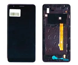Дисплей ZTE Blade A31 Plus 2021 чорний + рамка!