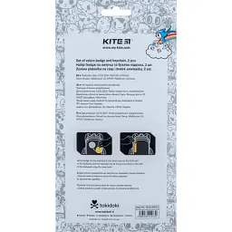 Бейдж Kite набір на липучці та підвіска tokidoki (TK24-3010-1) - мініатюра 4