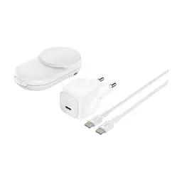 Зарядний пристрій Belkin UltraCharge Wireless 2-in-1 25W white (WIZ039KQWH) - мініатюра 7