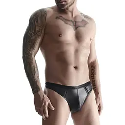 Чоловічі стрінги Regnes Fetish Planet wetlook XL (чорний)