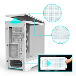 Корпус Zalman P50 DS White (P50DSWHITE) Без БП - мініатюра 6