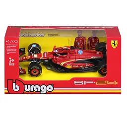 Автомодель Ferrari Racing - Sf-24 Bburago 18-36844 масштаб 1:43 - мініатюра 6