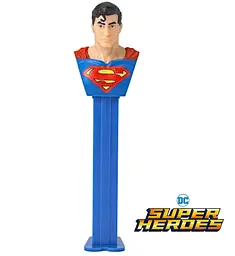 Диспенсер із цукерками Pez DC Super Heroes Collection Супермен 17г