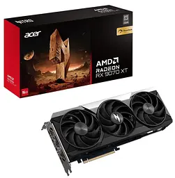 Відеокарта Acer AMD Radeon RX 9070 XT 16GB NITRO OC (DP.Z4DWW.P01) (GDDR6, 256 bit, PCI-E v5.0 x16) - мініатюра 7