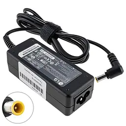 Блок живлення для монитора LG 19V 1.3A 25W 6.5x4.4мм+PIN чорний (без кабелю!)
