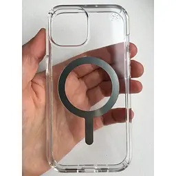 Протиударний прозорий чохол для iPhone 13 / 14 / 15 Speck Presidio Clear Case MagSafe (150553-3240) - мініатюра 6