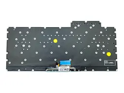 Клавіатура для ASUS ROG Zephyrus G14 GA401, GA401U, GA401M (RU Black без рамки з підсвічуванням). Оригінал - мініатюра 2
