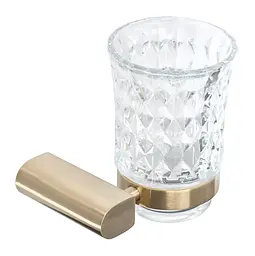 Склянка для зубних щіток Rea 322224B brushed gold REA-77040, Золотий - мініатюра 3