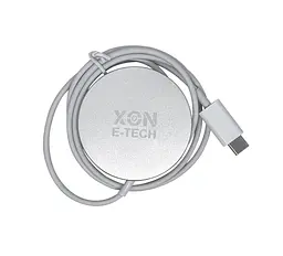 Безротовий магнітний зарядний пристрій XON AirCharge MagLink M1 (15W) USB Type-C (AM1CW 5962) Білий - мініатюра 2