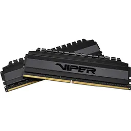 Модуль пам'яті Patriot DDR4 16Gb (2x8) Viper Blackout 3000 MHz (PVB416G300C6K) Б/в - мініатюра 2