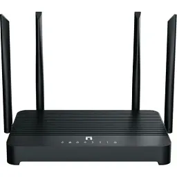 Роутер Netis NX31, чорний, 802.11ax (Wi-Fi 6) (2.4GHz до 574 Mbps, 5GHz до 2402 Mbps), 3xLan, 4 зовнішні незнімні антенни