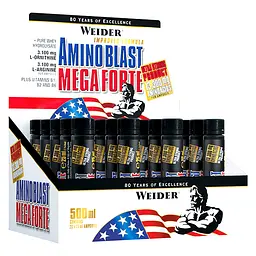 Амінокислота Weider Amino Blast Mega Forte, 20*25 мл яблуко-вишня