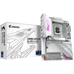 Материнська плата Gigabyte Z890 Aorus Elite X Ice Socket 1851 - мініатюра 2