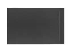 Душовий піддон Rea Bazalt 80x100 black REA-K3304, Чорний матовий