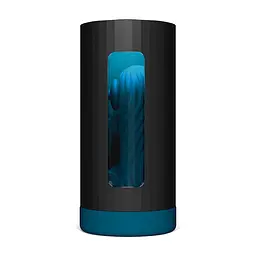 Смарт-мастурбатор LELO F1S V3 XL Teal, збільшений, 2 мотори, 8 режимів, стимуляція звуковими хвилями - мініатюра 1