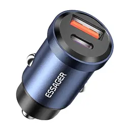 Зарядное устройство для Essager 1xUSB-C 45W + 1xUSB blue (ECCAC45-TL03-Z)