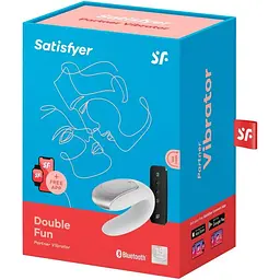 Смарт-вібратор для пар Satisfyer Double Fun Partner Vibrator White (SO5057) [95909] - мініатюра 7