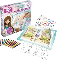 Дошка для малювання з підсвічуванням Crayola Fashion у комплекті з олівцями (25-5980) - мініатюра 2