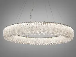 Підвісна люстра Diasha 505 з LED освітленням хром 48Вт - мініатюра 3