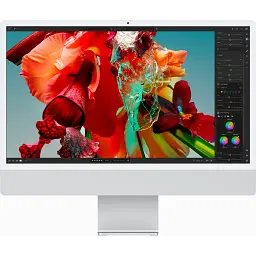 Моноблок Apple iMac 24" M3 10GPU 512GB Silver [MQRK3] 2023 [99102] - мініатюра 2