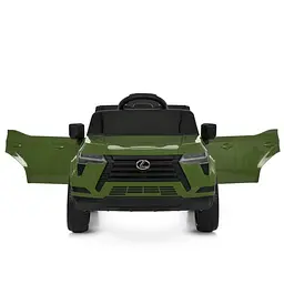 Дитячий електричний джип Bambi 12V одномісний до 25 кг Зелений (DE-169-E-905) - мініатюра 2