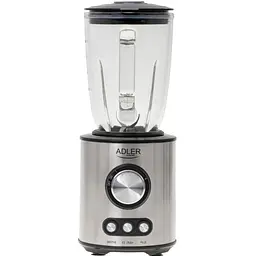Блендер Adler AD 4078 стаціонарний 1700Вт/ 2 швидк./ Ice Crush/ чаша для змішування 1500мл/ срібляст