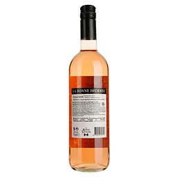 Вино La Bonne Journee Syrah Rose IGP Pays d'Oc рожеве сухе 0.75 л - мініатюра 2