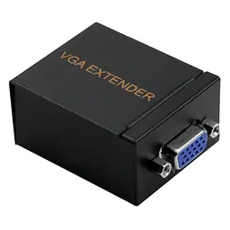 Пасивний подовжувач VGA сигналу до 60 м за витою парою Cat5e/6e