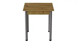 Стіл кухонний Ferrum-decor Агата 75x80x80 Сірий ДСП Дуб Артізан 16мм (FRD-105677) - мініатюра 4
