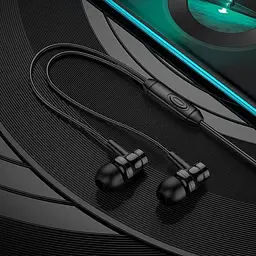 Навушники Borofone Talent універсальні earphones with mic BM67 чорні - мініатюра 6