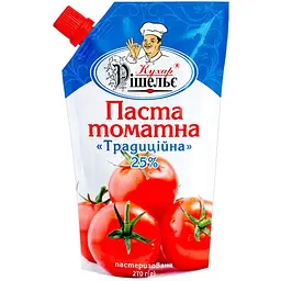 Паста томатная Повар Ришелье Традиционная 25% 270 г