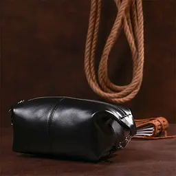Шкіряна косметичка SHVIGEL 17х11х11 см acs0025792 - мініатюра 7