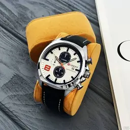 Чоловічий годинник Curren 8324 Silver-White - мініатюра 5