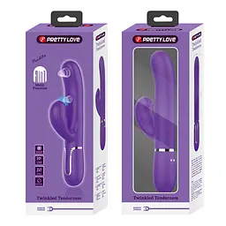 Вібратор Pretty Love Twinkled Tenderness Purple - мініатюра 3