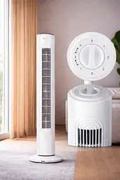 Вентилятор колонний підлоговий DOMOTEC MS-1627 45Вт Білий - мініатюра 4