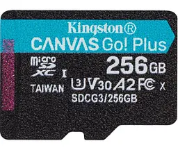 Карта пам'яті Kingston microSDXC Canvas Go! Plus 256Gb Class 10 UHS-1 U3 [SDCG3/256GB] + SD адаптер [66805] - мініатюра 6