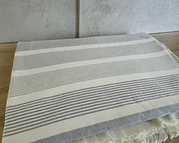 Простирадло махрове Parisa Home Pike 150х200 щільність 400 г/м2 крем - мініатюра 6