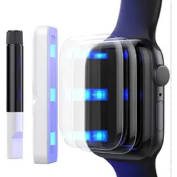 Захисне скло DK CDK для Apple Watch 46mm (Series 10) UV Curved 2 шт. (019500) (clear) - мініатюра 6